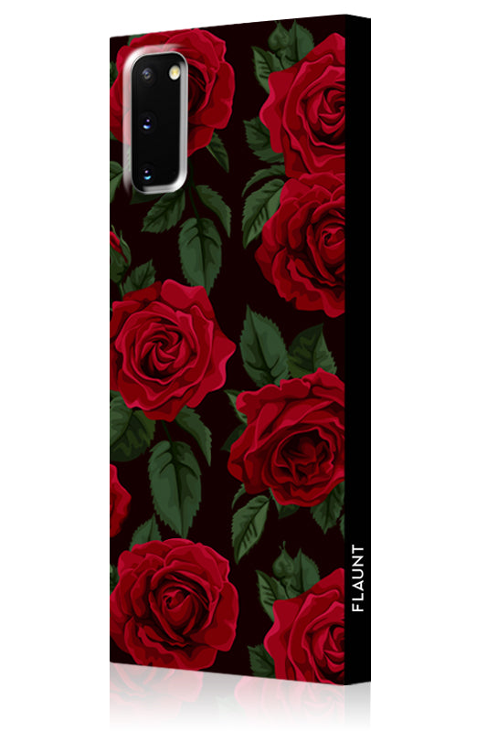 SQUARE? Rose Print Galaxy Case