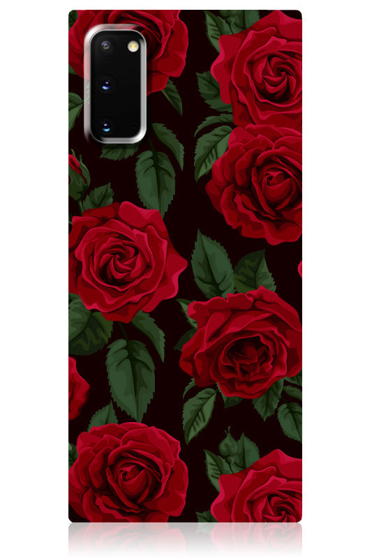 SQUARE? Rose Print Galaxy Case
