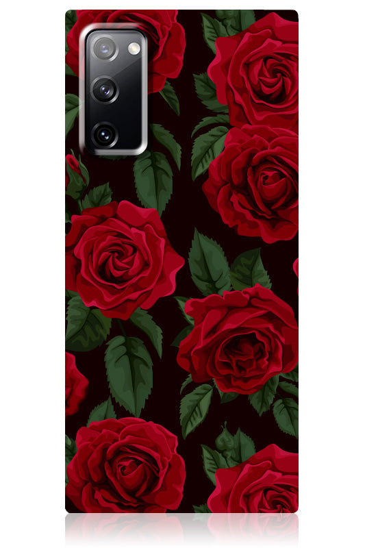 SQUARE? Rose Print Galaxy Case