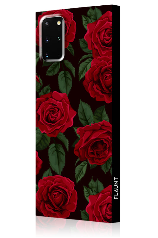 SQUARE? Rose Print Galaxy Case