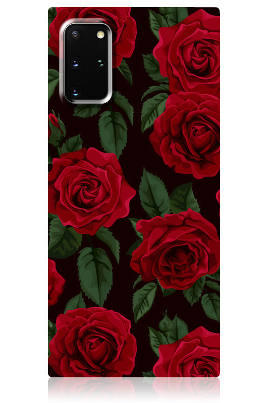 SQUARE? Rose Print Galaxy Case