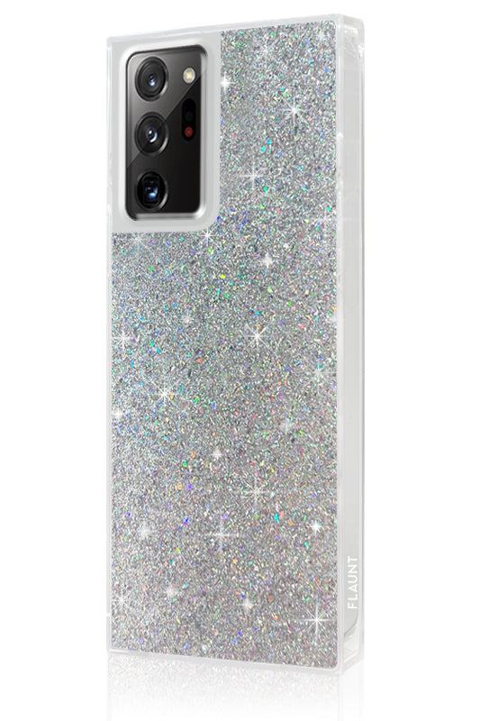 SQUARE? Silver Glitter Galaxy Case