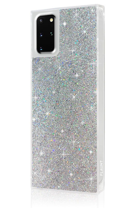 SQUARE? Silver Glitter Galaxy Case
