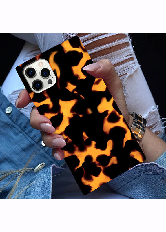 SQUARE? Tortoise Print Pixel Case