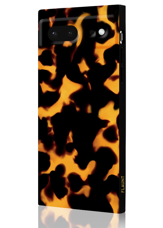 SQUARE? Tortoise Print Pixel Case