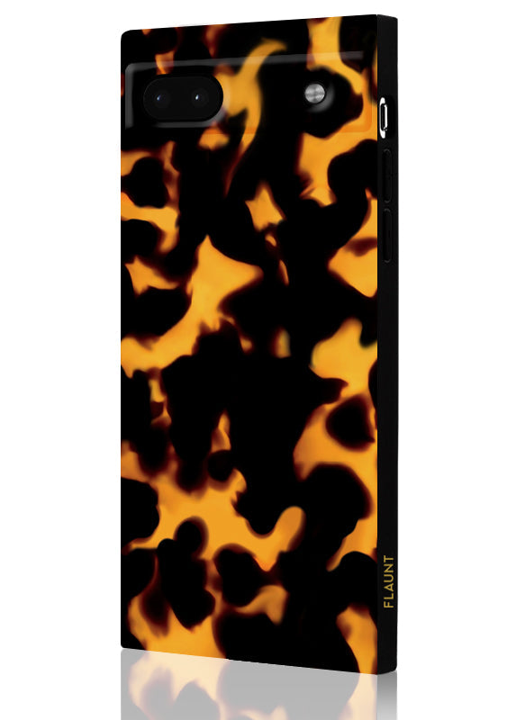 SQUARE? Tortoise Print Pixel Case