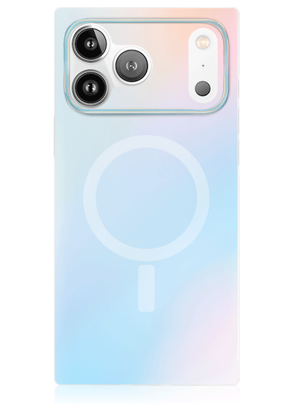 SQUARE? Iridescent Satin iPhone Case