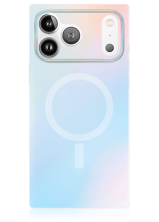 SQUARE? Iridescent Satin iPhone Case