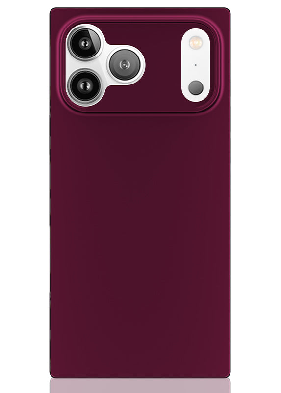 SQUARE? Burgundy iPhone Case