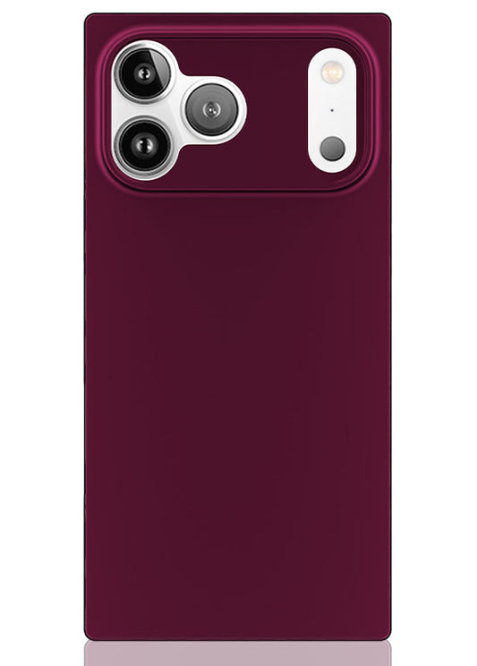 SQUARE? Burgundy iPhone Case