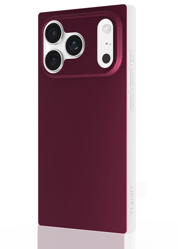 SQUARE? Burgundy iPhone Case